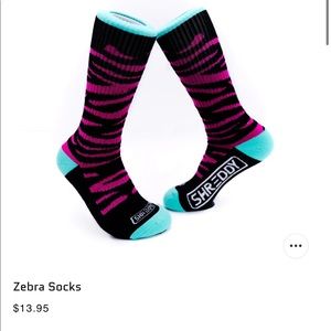Shreddy Zebra Socks Women’s size 9-14